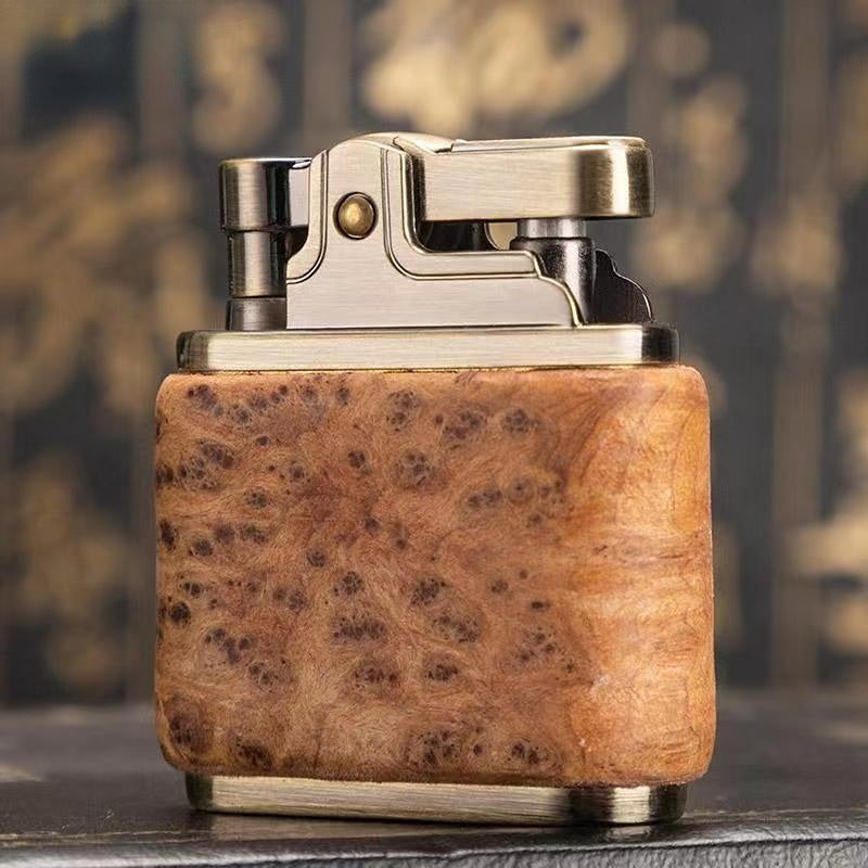 Wooden Vintage Spark Kerosene Lighter | Kalsten