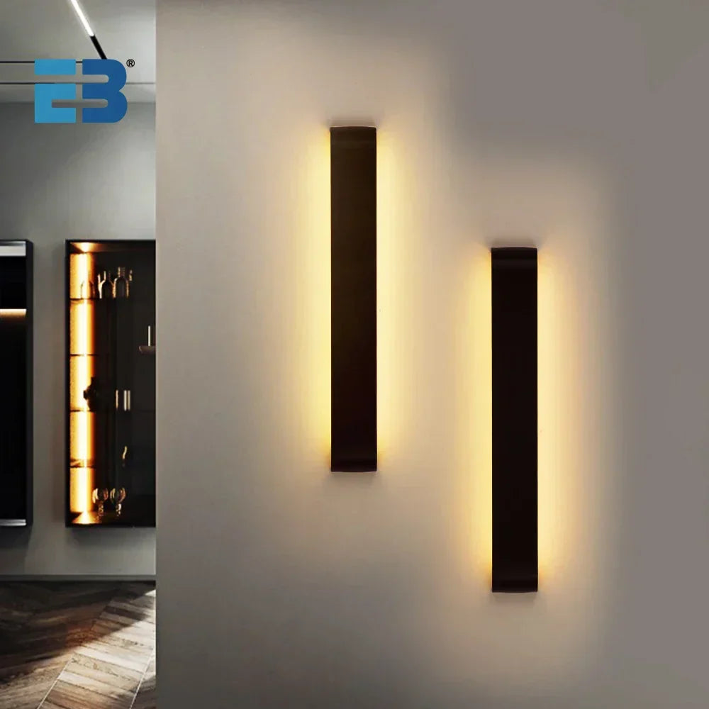 Modern Wood LED Wall Lamp – Bedroom & Kitchen Lighting