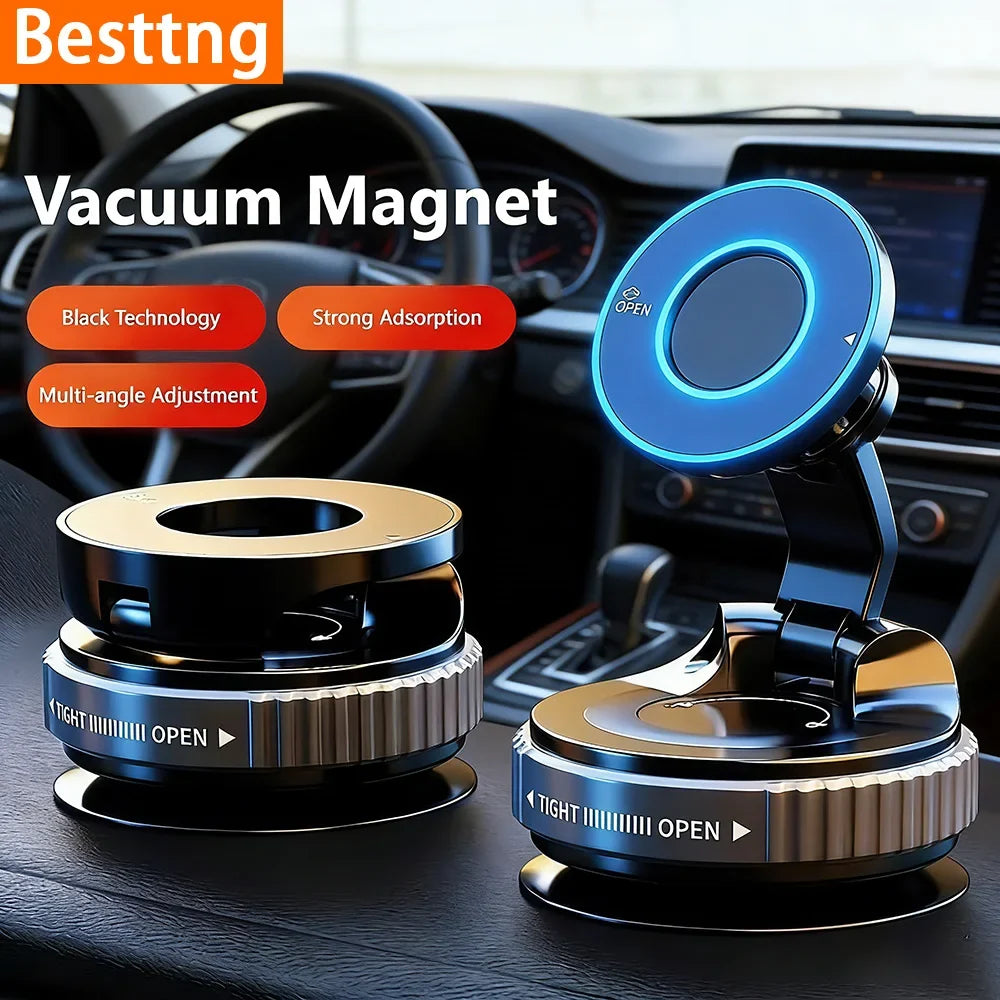 Magnetic Phone Holder | With Vacuum Suction Cup | 360° Adjustable | Kalsten