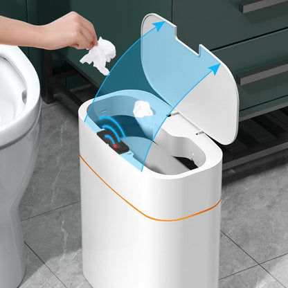 Skanto | Cleanova Sensor Trash Can | Automatic & Silent | Hygienic & Waterproof | 13L | Infrared Technology