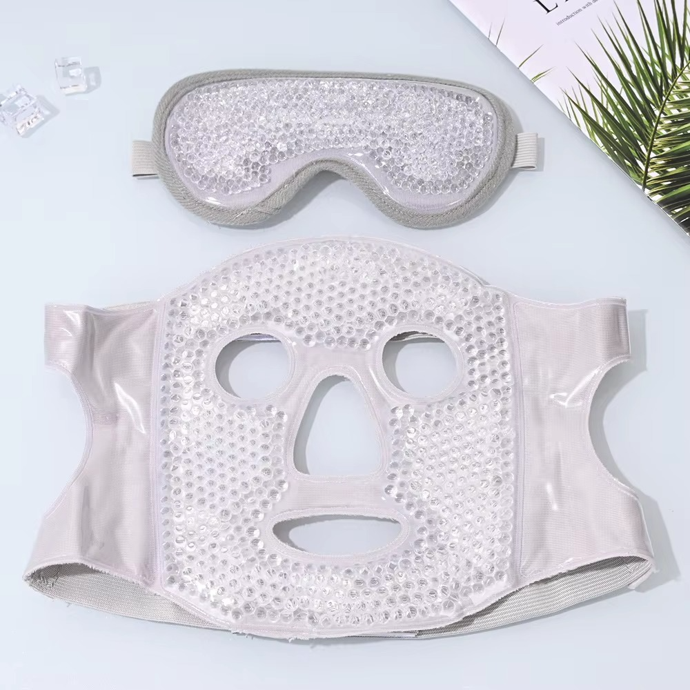 Kalsten | Cold and Hot Therapy Full Face Gel Bead Mask with Eye Compress