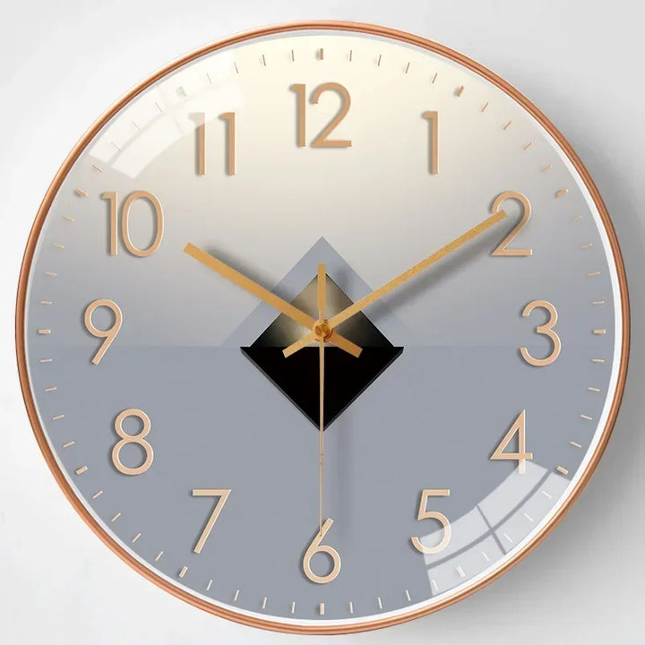 Kalsten | Silent Classic Wall Clock | Non-Ticking Elegant Timepiece for Bedroom & Office