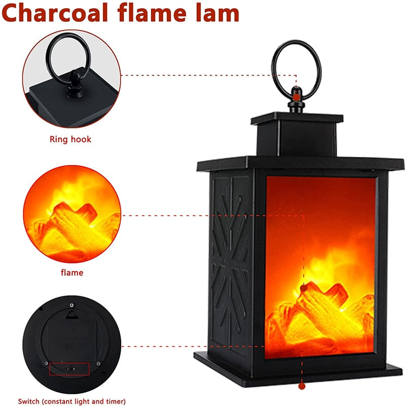Inferno Portable Fireplace Night Lamp | Kalsten