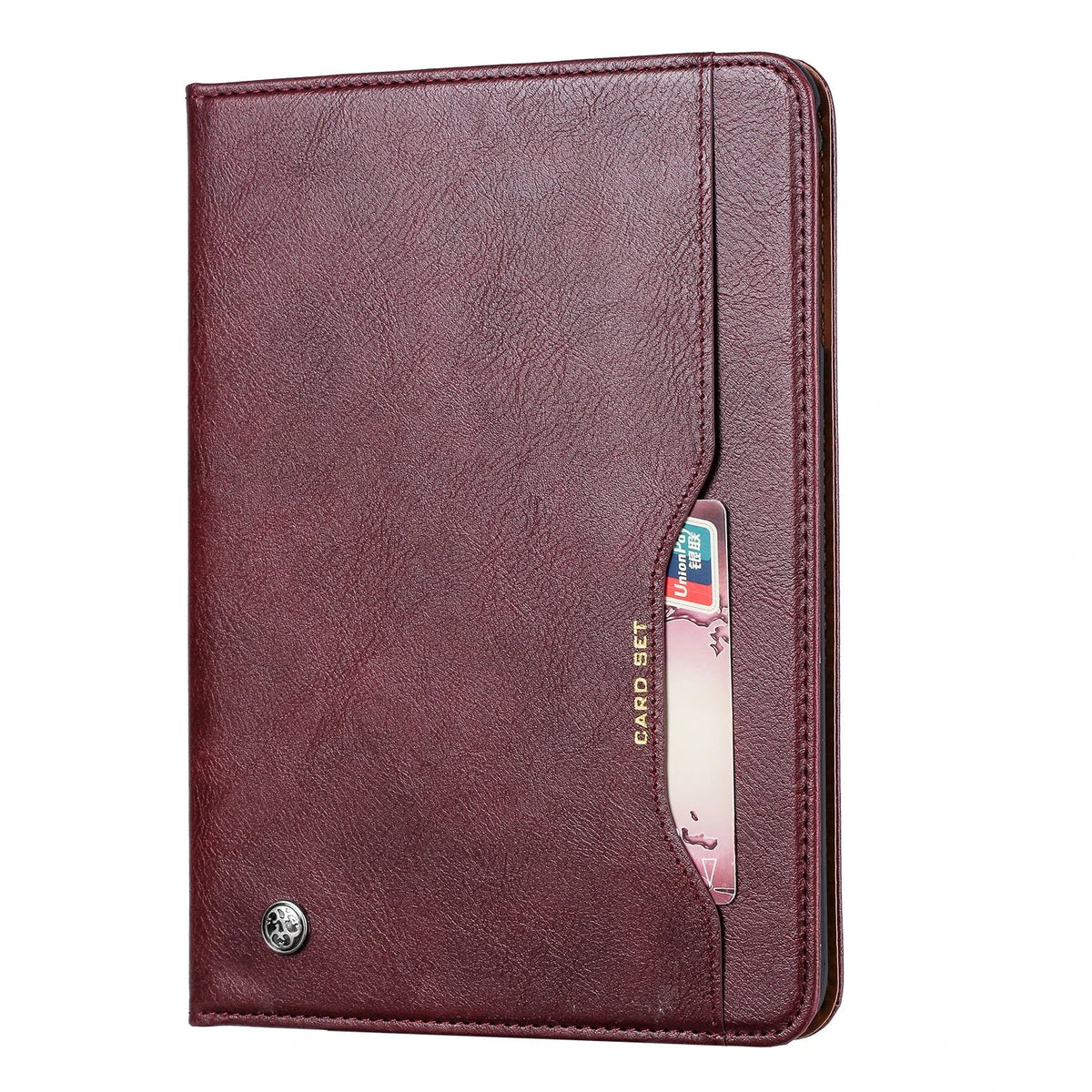 Skanto | Leather Flip Case for iPad 9.7 (2017-2018), 10.2 (7th/8th Gen), Air 2/3/4, Pro 9.7/10.5/11 - Waterproof, Shockproof, Business Tablet Case