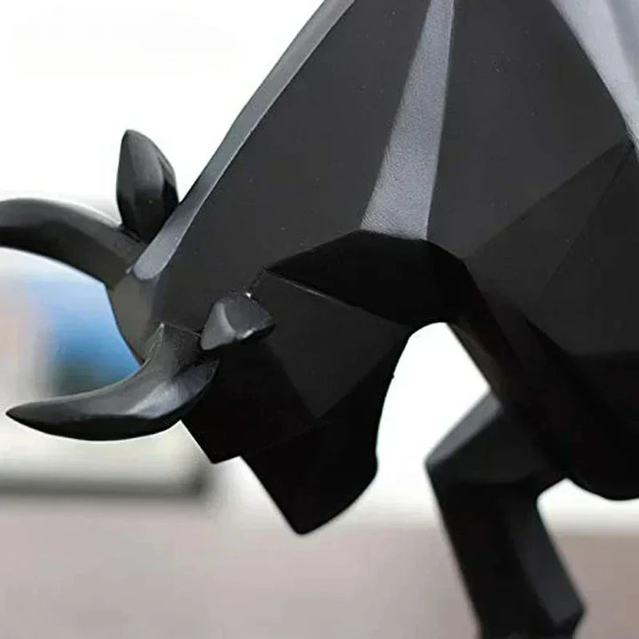 Kalsten | ToroArte Bull Sculpture | Nordic Design | Resin Figure Modern | 35 cm / 26 cm