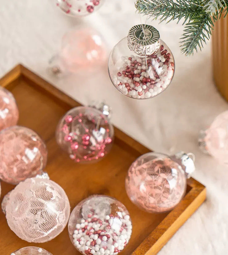 Transparent hollow ball Christmas tree decoration | Kalsten