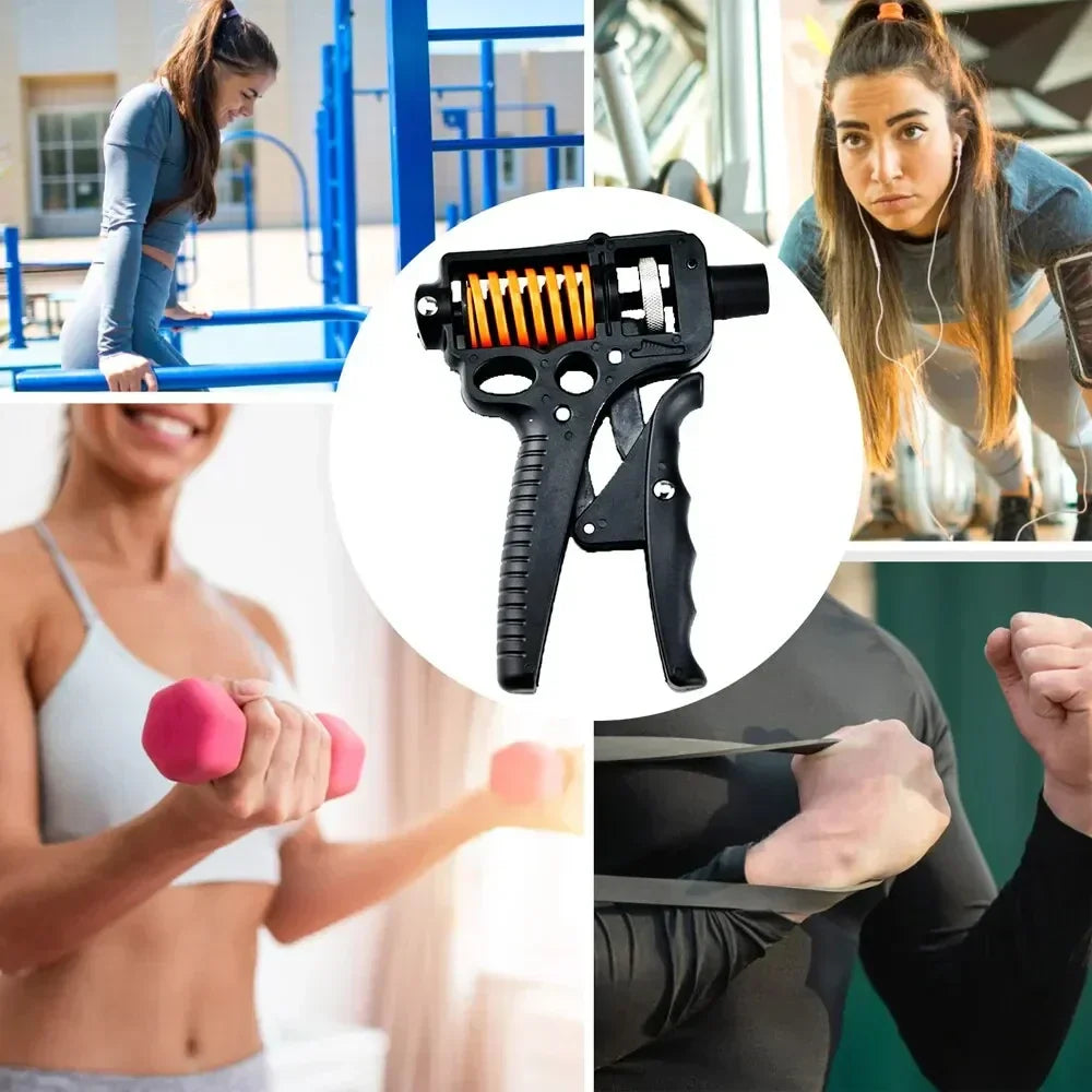 Adjustable 5-165kg Heavy Hand Grip Strengthener - Finger Expander for Arm, Wrist, and Forearm Training Kalsten