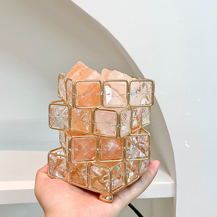 Crystal Room Mood Ambient Geo Shimmer Cube Light | Kalsten