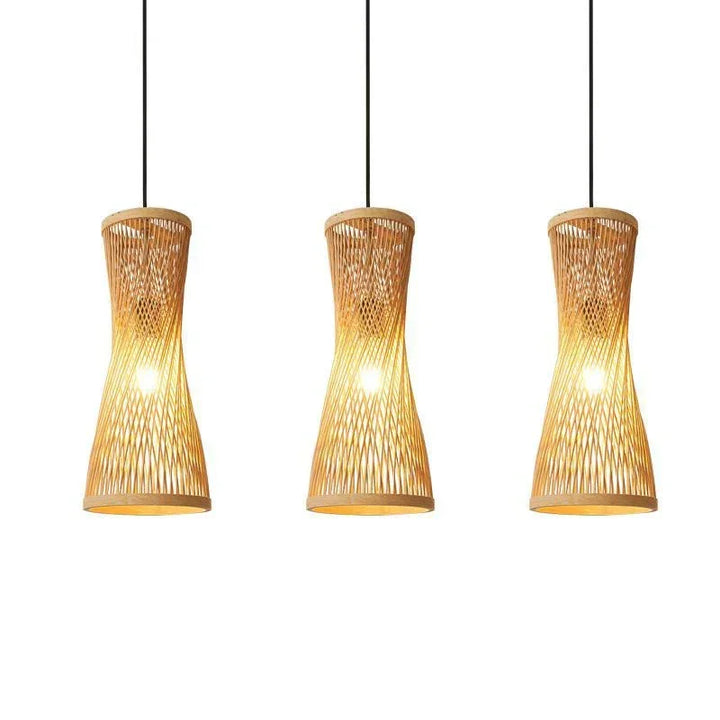 Japanese Small Chandelier: Embrace Serenity with Bamboo Elegance | Kalsten
