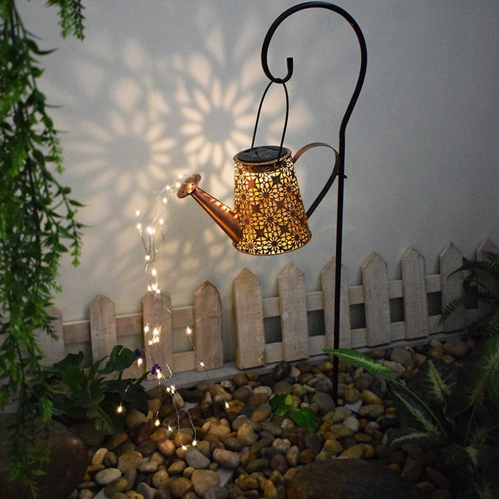 Garden Watering Solar-Powered Can Patio Light | Kalsten