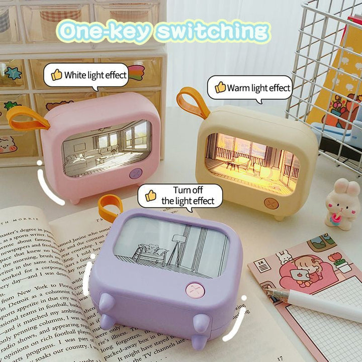 Mini Art TV Painting Decor Night Lamp | Kalsten