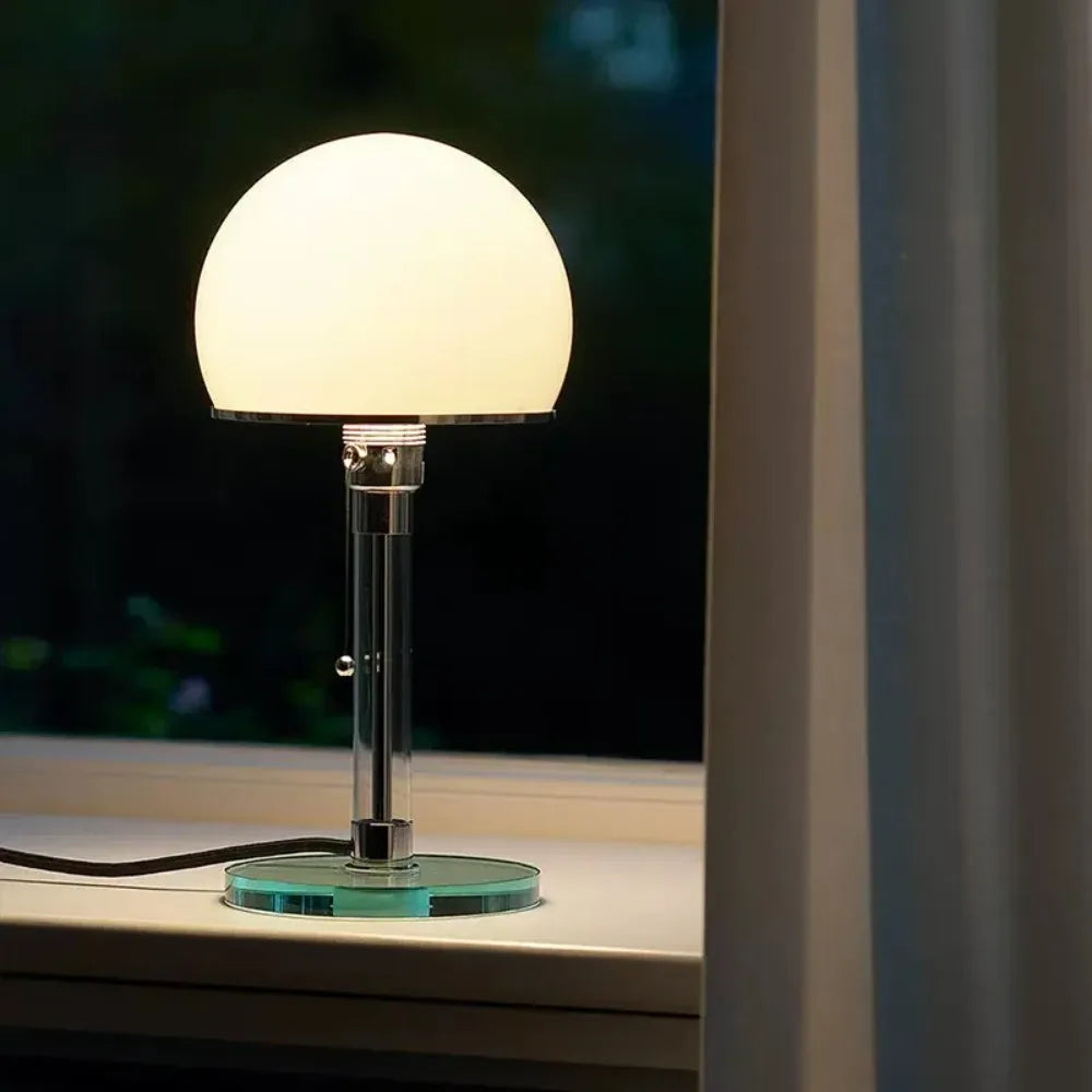 Modern Minimalistic Glass LED Table Lamp for Home Decoration | Kalsten