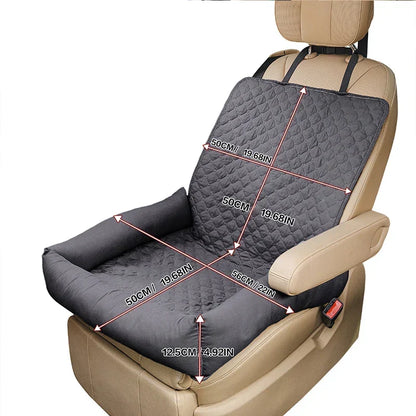 Kalsten | Pawmodo Waterproof Dog Car Seat Cover | Portable Travel Bed for Car | Anti-Soil | For Small & Medium Dogs