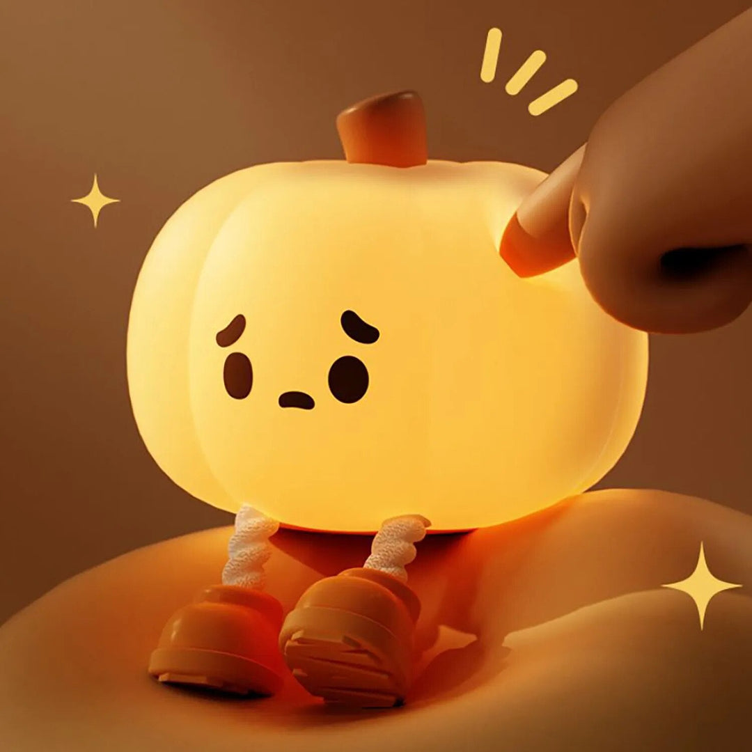 Sad Pumpkin Touch Sensor Lamp Decor | Kalsten
