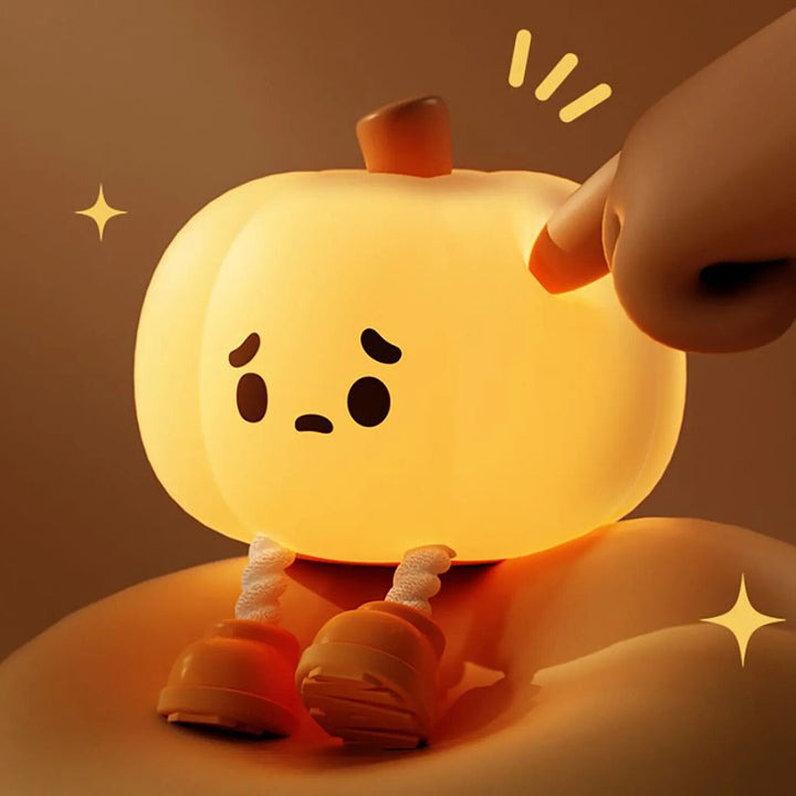 Sad Pumpkin Touch Sensor Lamp Decor | Kalsten