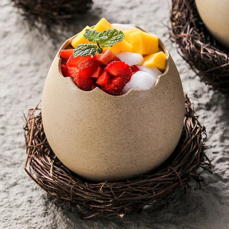 Kalsten | Creative Ceramic Bird Nest Eggshell Bowl