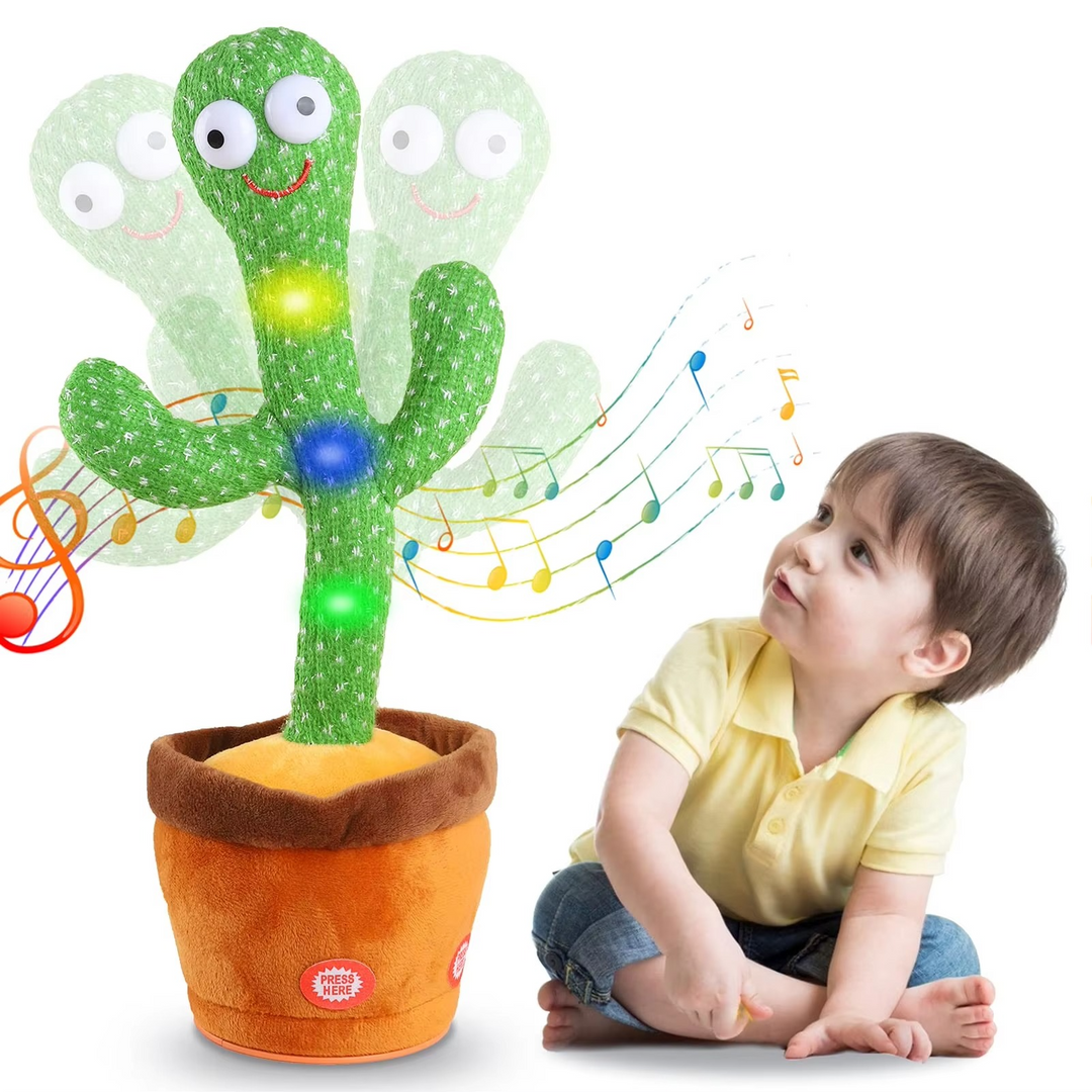 Kalsten | Interactive Sing & Dance Cactus Plush Toy with 120 Songs