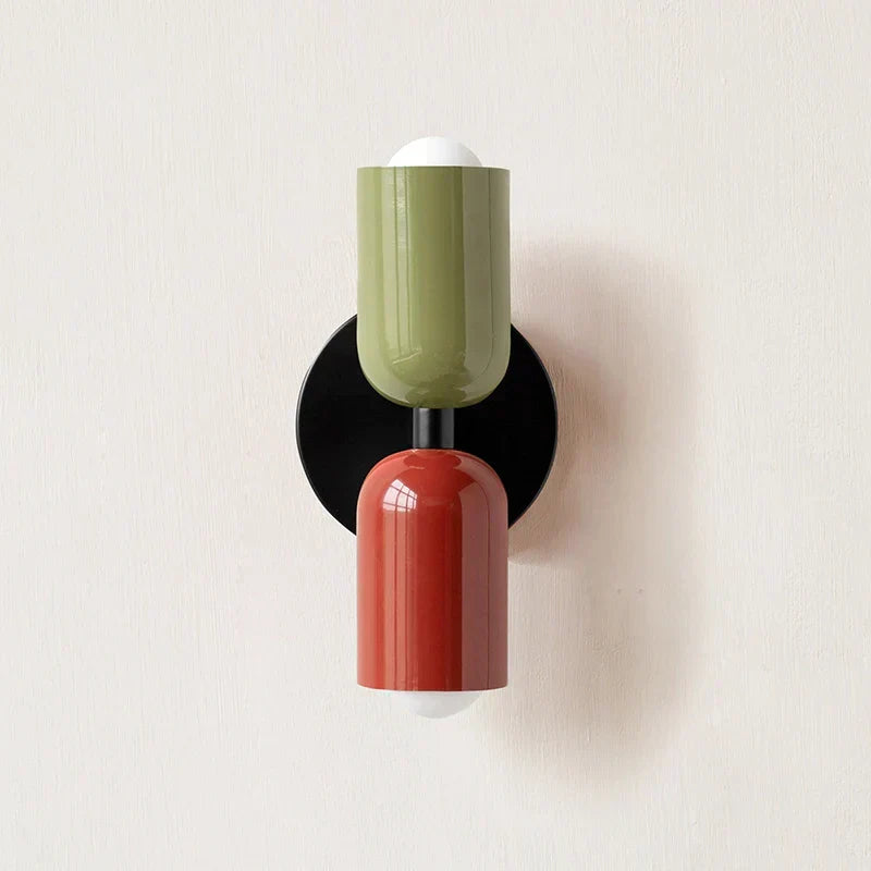 Double Head Wall Lamp Black Base | Kalsten