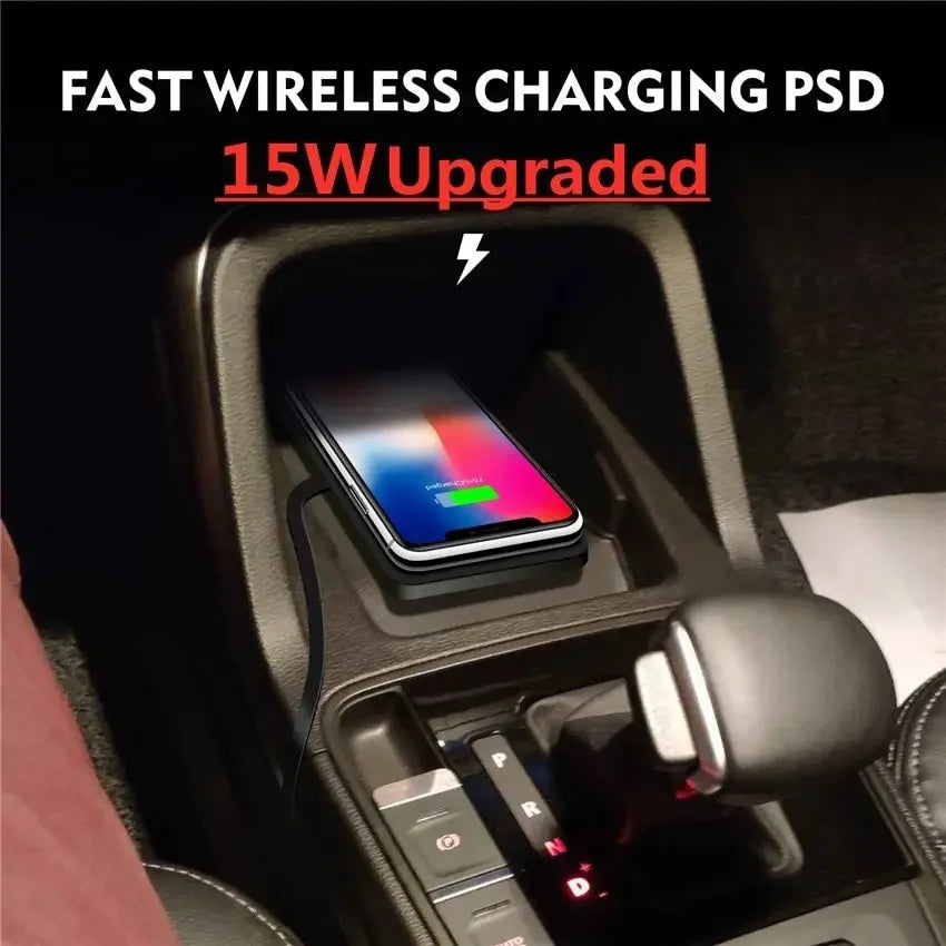 Kalsten | Voltigo Wireless Charging Pad | 15W Fast Charger | Non-Slip & Ultra-Slim | Compatible with iPhone & Samsung
