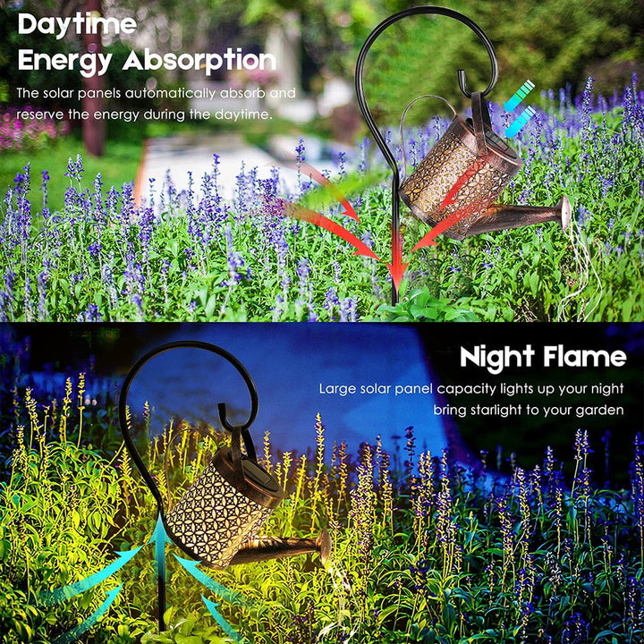 Garden Watering Solar-Powered Can Patio Light | Kalsten