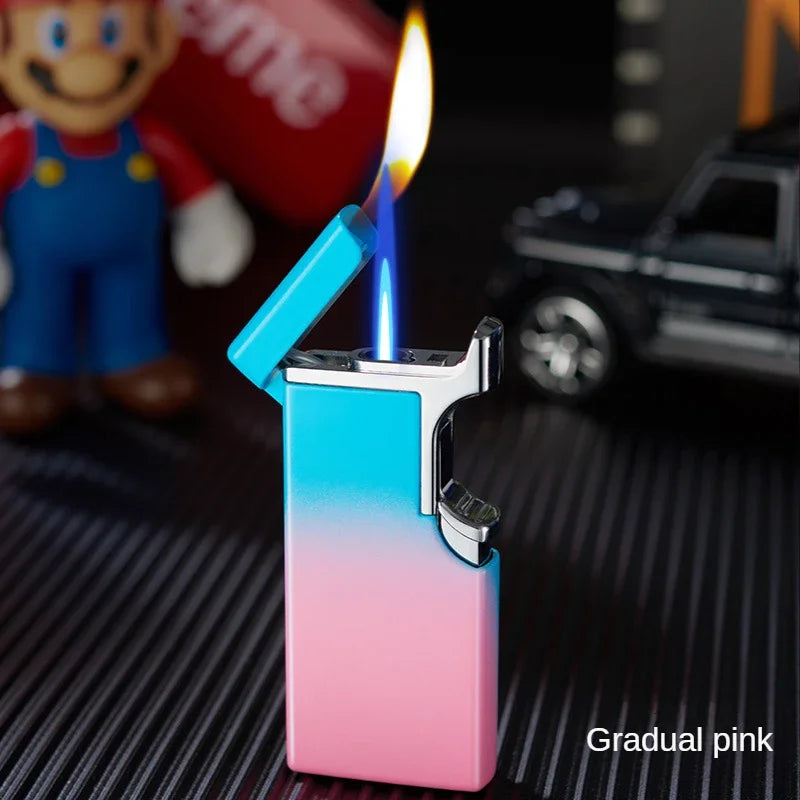 Metal Double Fire Jet Butane Lighter | Kalsten