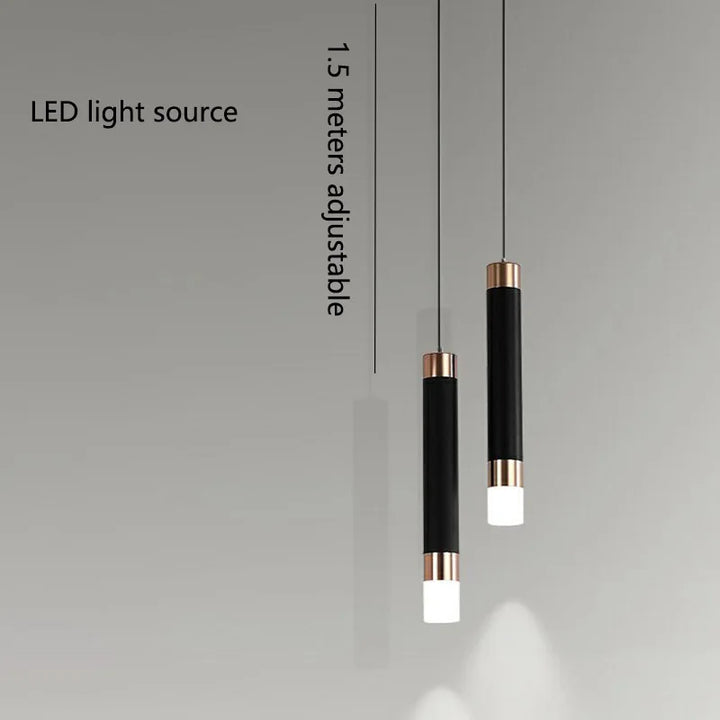 Modern Minimalist LED Pendant Light Chandelier – Adjustable Suspension Lamp for Bedroom, Living Room, and Home Decor | Kalsten