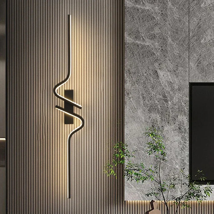 Modern Minimalist Strip Led Wall Light Bedroom Lights For Bedside Wall Sconce Led Light Living Room TV Sofa Background Wall Lamp | Kalsten