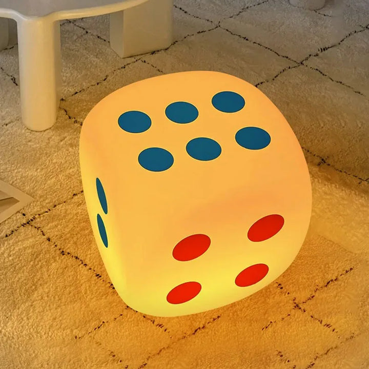 Huge Dice Bedside Atmosphere Floor Table Lamp | Kalsten