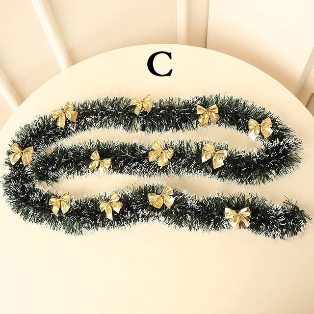 Christmas garland – Snow-flocked decor for indoor and outdoor decoration | Kalsten