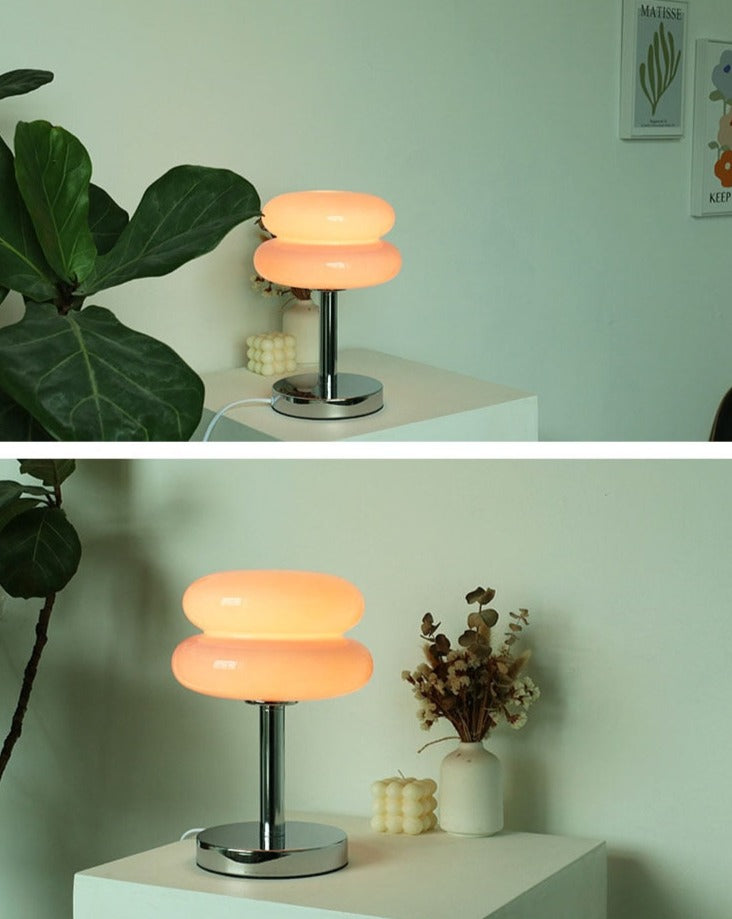 Macaron Glass Retro-Modern Dimming Lamp | Kalsten