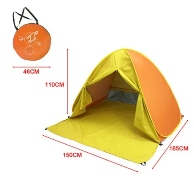 Automatic Pop-Up Ultralight Full Shade Beach Tent | Kalsten