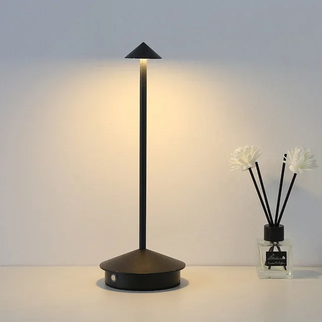 Rechargeable Table Lamp Creative Dining Room Touch Led Hotel Bar Coffee Pina Pro Table Lamp Decorative Desk Lamp | Kalsten