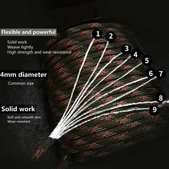 Paracord rope 4 mm | Kalsten
