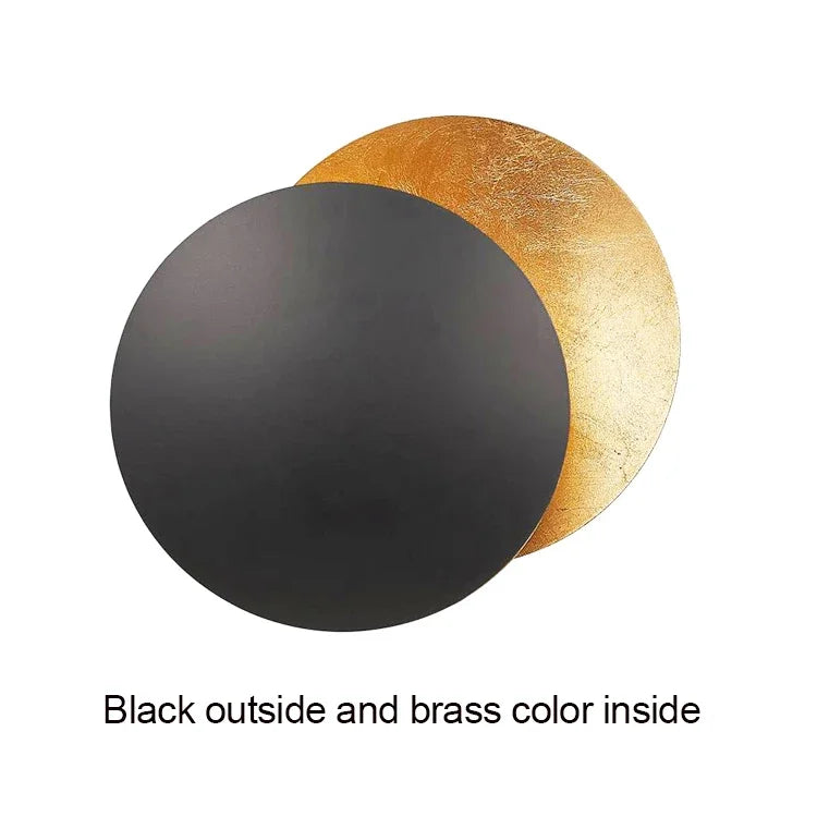 Modern Eclipse Wall Lamp – Round LED Wall Light for Bedroom, Aisle, Corridor, and Living Room | Kalsten