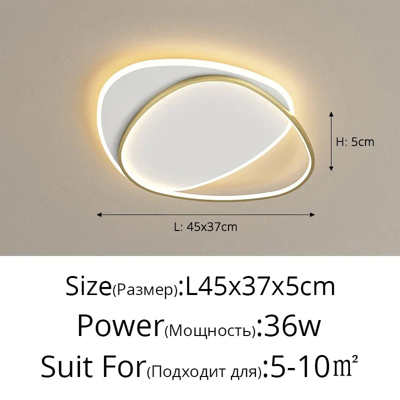 Modern LED Chandelier – Dimmable Indoor Lighting for Bedroom, Living Room, Study, and Home Decoration, 110V/220V | Kalsten