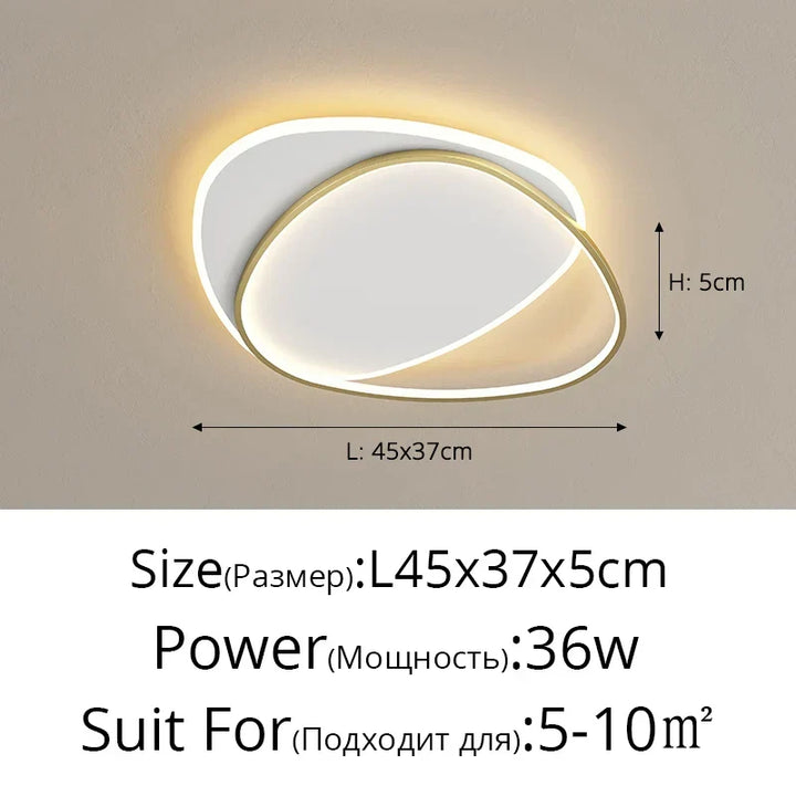 Modern LED Chandelier – Dimmable Indoor Lighting for Bedroom, Living Room, Study, and Home Decoration, 110V/220V | Kalsten