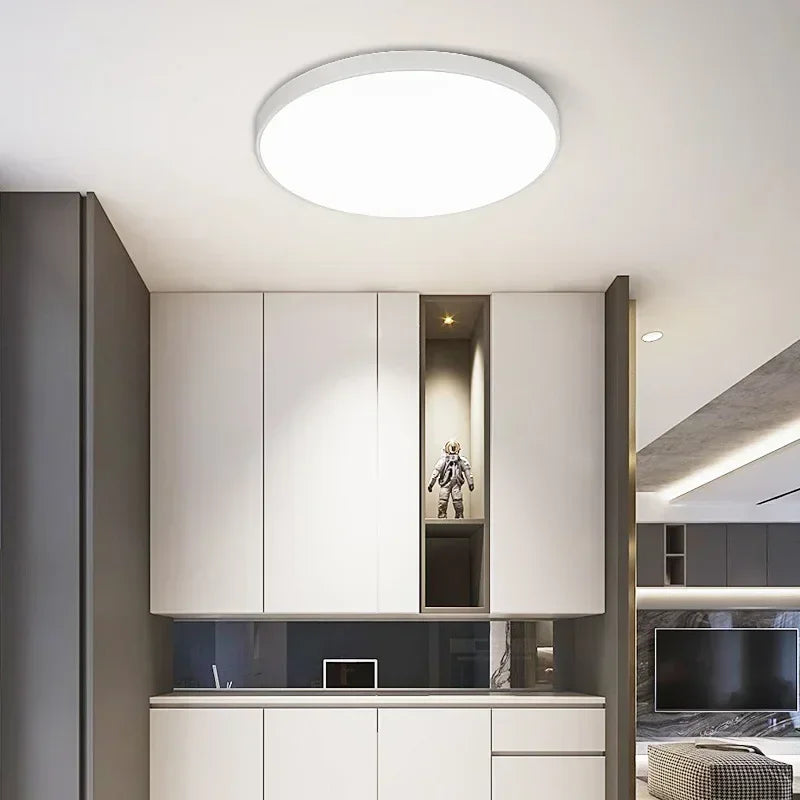 Contemporary Circular LED Ceiling Lamp - Study Eye Protection Lamp for Bedroom, Bathroom, Hallway | Kalsten