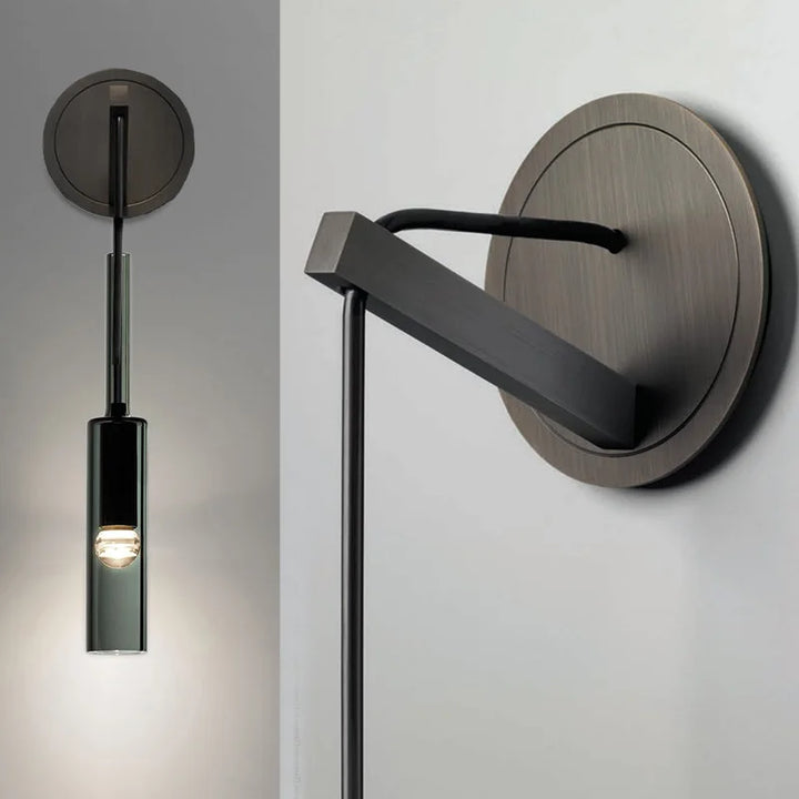 Modern LED Wall Lamp – Stained Glass and Iron Fixture for Living Room, Bedroom, Kitchen, and Bathroom – Stylish Wall Mounted Lighting for Home Decoration | Kalsten