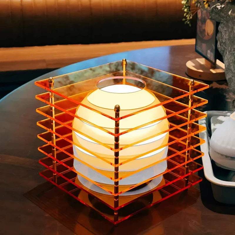 Glow Sphere Geometric Minimal Table Lamp | Kalsten