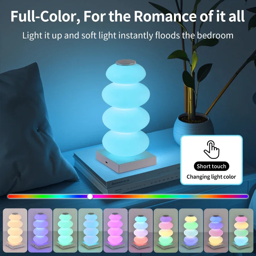 AuraGlow LED table lamp | 16 RGB colors & warm white | Touch dimming | USB operation | 3W | Kalsten