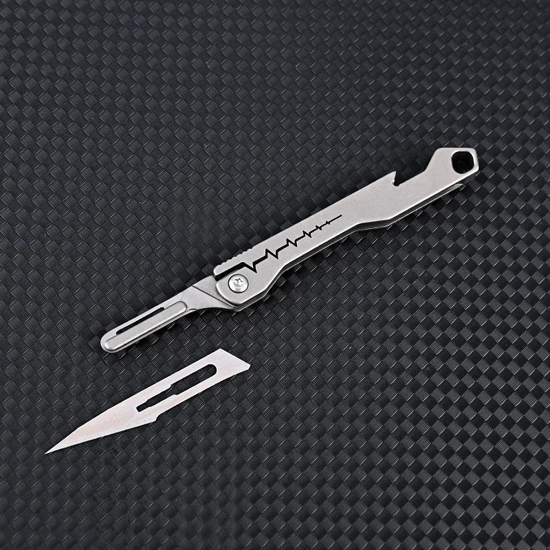 Titanium All-Purpose Foldable Sharp Cutter Knife | Kalsten