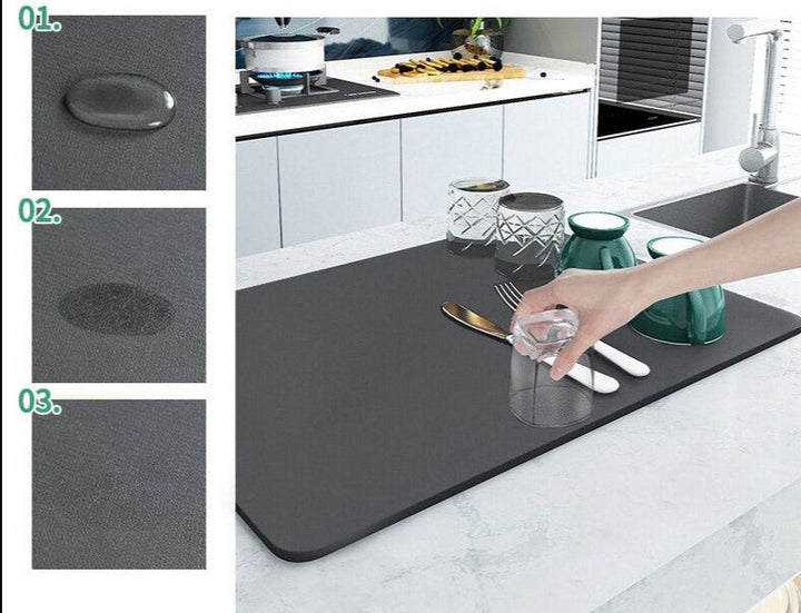 Absorbmat Premium - The Perfect Kitchen Mat for Dry and Safe Dishes Kalsten