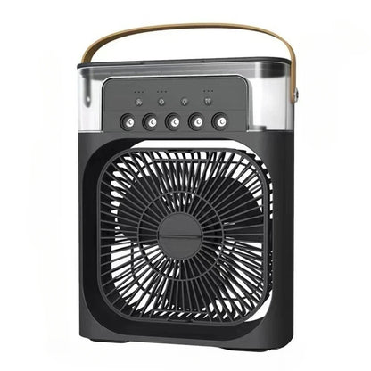 BowLift | Auronix Mini Air Cooler | 3-in-1 Fan with LED & Humidifier | USB | 600ml Tank