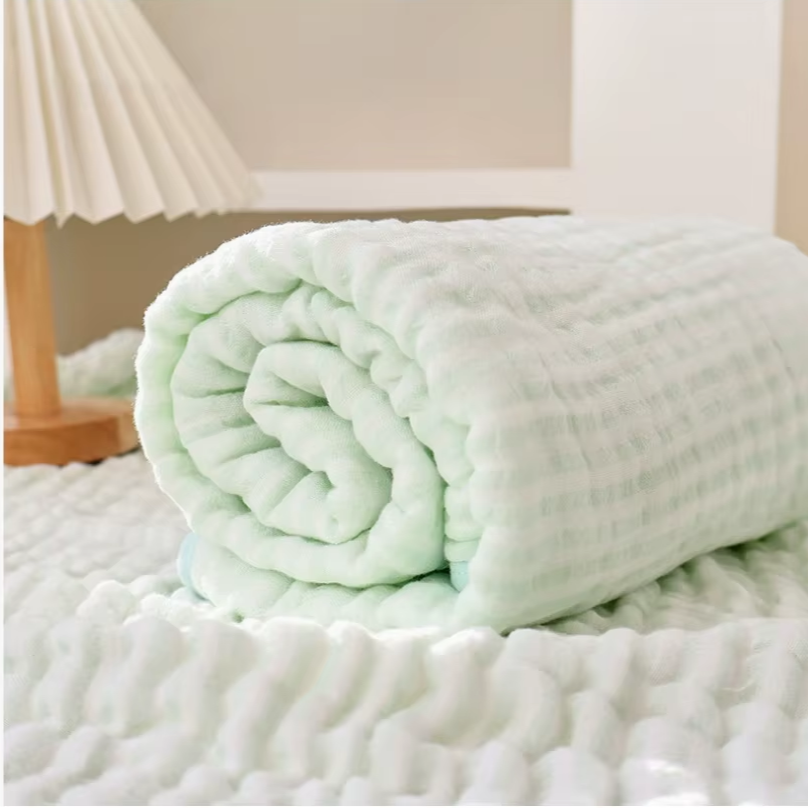 Kalsten | Premium 6-Layer Muslin Cotton & Bamboo Blend Baby Swaddle Blanket