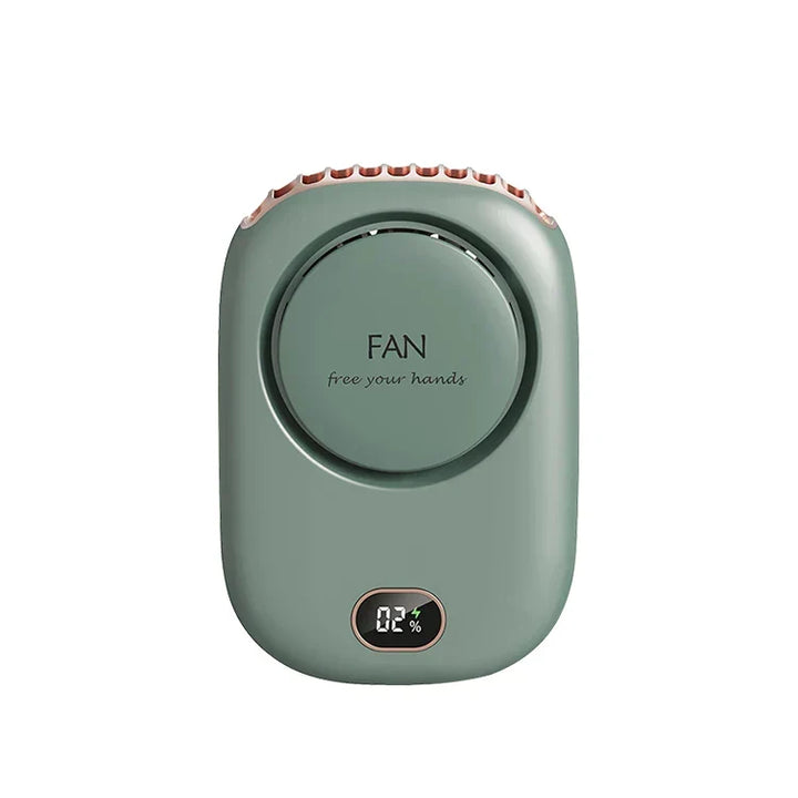 Kalsten | VENTIWISE Mini Fan | 3-Speed Turbo | LED Display & Battery 2000 mAh | Compact & Rechargeable