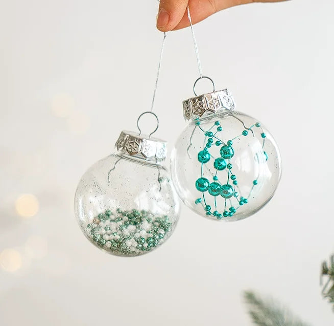 Transparent hollow ball Christmas tree decoration | Kalsten