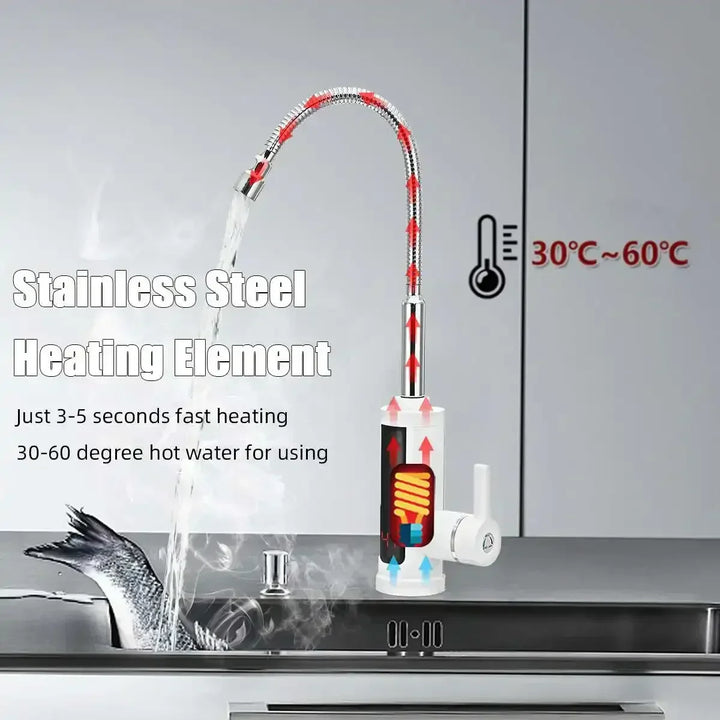 Kalsten | 3000W Electric Kitchen Faucet with Instant Hot Water - FlowHeat