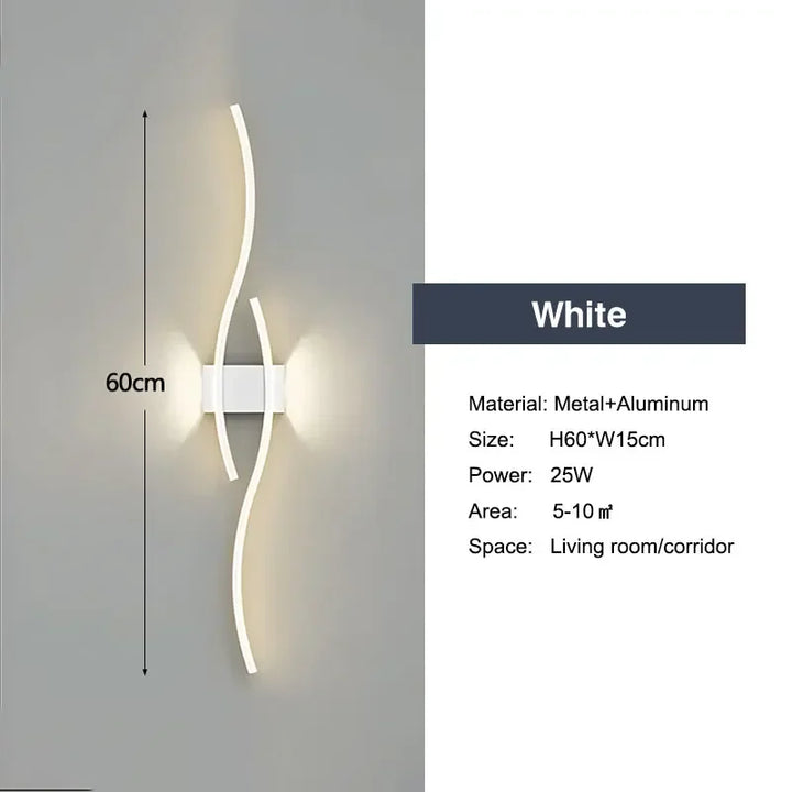 Modern LED Wall Lights – Up & Down Wall Lamps for Bedroom, Corridor, and Interior Home Lighting | Kalsten