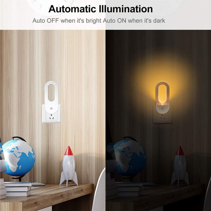 Twilight Sensor Energy Saving Socket Wall Night Light | Kalsten