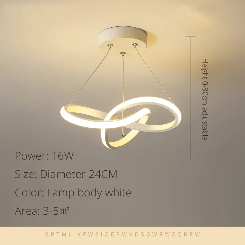 Modern LED Pendant Light Chandelier - Elegant Hanging Lamp for Versatile Spaces | Kalsten